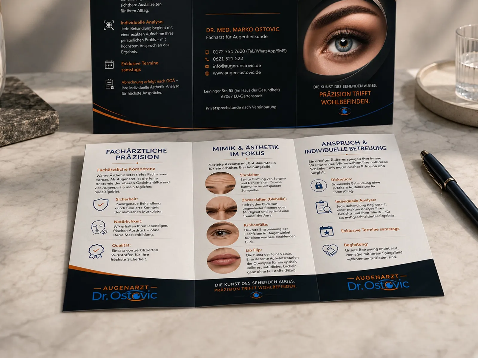 Eye Practice Tri-fold Flyer — Print & Marketing
